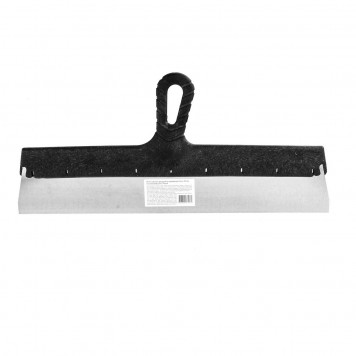 85136 | Шпатель фасадный из нержавеющей стали, 450 мм, пластмассовая ручка Россия, РОССИЯ-0