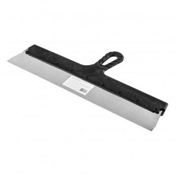 85136 | Шпатель фасадный из нержавеющей стали, 450 мм, пластмассовая ручка Россия, РОССИЯ-1