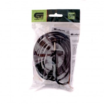 96016 | Шнур электрический соединительный, для настольной лампы, 2,2 м, 120 Вт, черный, тип V-1, СИБРТЕХ-1