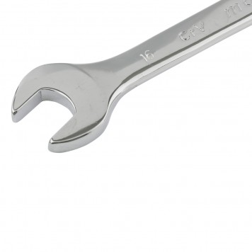15160 | Ключ комбинированный, 16 мм, CrV, полированный хром, MATRIX-1