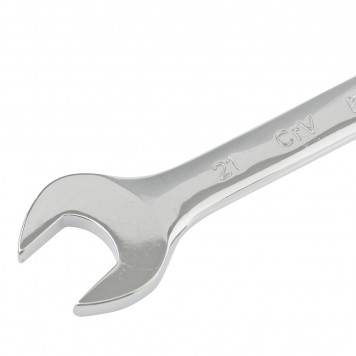 15165 | Ключ комбинированный, 21 мм, CrV, полированный хром, MATRIX-1