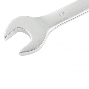 15221 | Ключ комбинированный, 16 мм, CrV, матовый хром, STELS-1