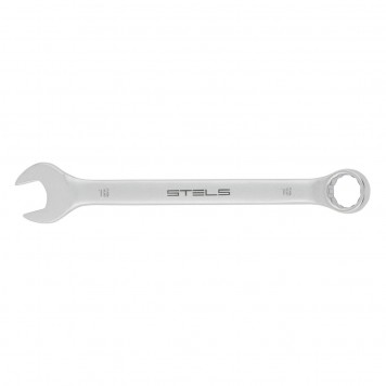 15221 | Ключ комбинированный, 16 мм, CrV, матовый хром, STELS-0