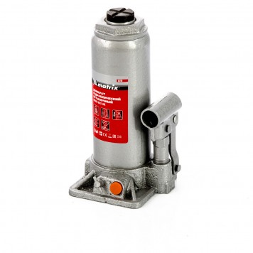 50766 | Домкрат гидравлический бутылочный, 8 т, h подъема 230-457 мм, MATRIX-0