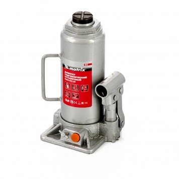 50767 | Домкрат гидравлический бутылочный, 10 т, h подъема 230-460 мм, MATRIX-0