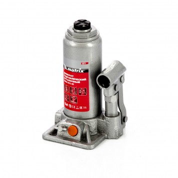 50774 | Домкрат гидравлический бутылочный, 3 т, h подъема 178-343 мм, в пластиковом кейсе, MATRIX-0