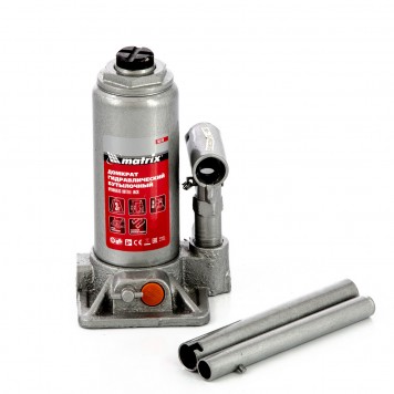 50774 | Домкрат гидравлический бутылочный, 3 т, h подъема 178-343 мм, в пластиковом кейсе, MATRIX-1