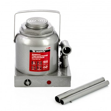 50779 | Домкрат гидравлический бутылочный, 50 т, h подъема 236-356 мм, MATRIX-1