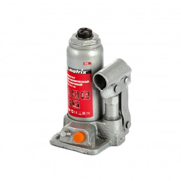50760 | Домкрат гидравлический бутылочный, 2 т, h подъема 158-308 мм, MATRIX-0