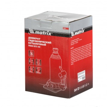 50778 | Домкрат гидравлический бутылочный, 20 т, h подъема 244-449 мм, MATRIX-3