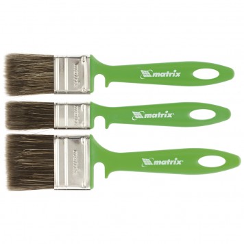 83379 | Набор кистей "Работы по дереву" 25 мм, 35 мм, 50 мм пластик, MATRIX COLOR LINE-0