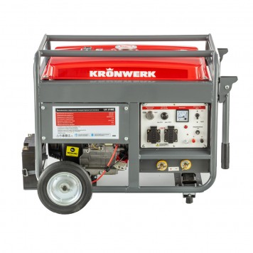94679 | Бензиновая сварочная генераторная установка LK 210Е, 5.0 кВт, 220 В, бак 25 л, электростартер, KRONWERK-0