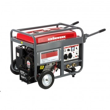 94679 | Бензиновая сварочная генераторная установка LK 210Е, 5.0 кВт, 220 В, бак 25 л, электростартер, KRONWERK-2