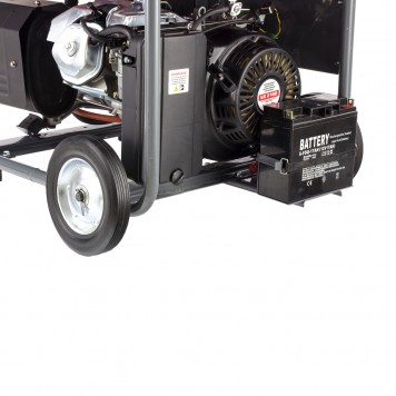 94679 | Бензиновая сварочная генераторная установка LK 210Е, 5.0 кВт, 220 В, бак 25 л, электростартер, KRONWERK-4