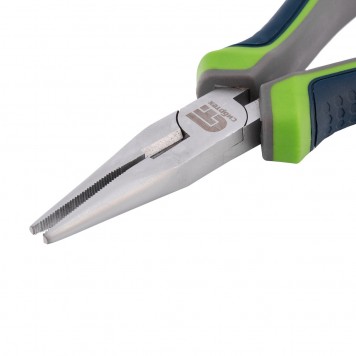 17113 | Длинногубцы прямые, 160 мм, трехкомпонентные рукоятки, СИБРТЕХ-1