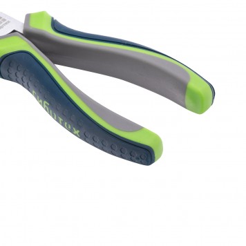 17113 | Длинногубцы прямые, 160 мм, трехкомпонентные рукоятки, СИБРТЕХ-2