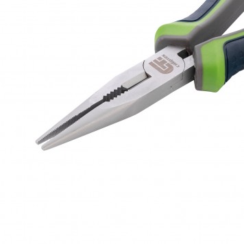 17114 | Длинногубцы прямые, 180 мм, трехкомпонентные рукоятки, СИБРТЕХ-1