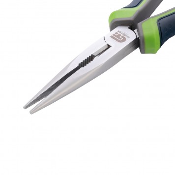 17115 | Длинногубцы прямые, 200 мм, трехкомпонентные рукоятки, СИБРТЕХ-1