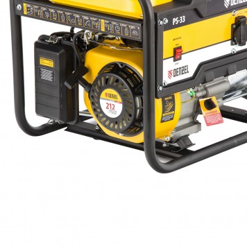 946834 | Генератор бензиновый PS 33, 3.3 кВт, 230 В, 15 л, ручной стартер, DENZEL-4
