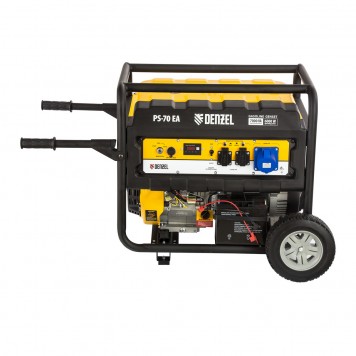 946725 | Транспортировочный комплект (колеса и ручки) для генераторов PS, DENZEL-11