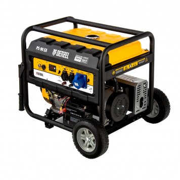 946934 | Генератор бензиновый PS 90 EA, 9.0 кВт, 230В, 25 л, коннектор автоматики, электростартер, DENZEL-4