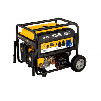 946894 | Генератор бензиновый PS 70 EA, 7.0 кВт, 230 В, 25 л, коннектор автоматики, электростартер, DENZEL-4