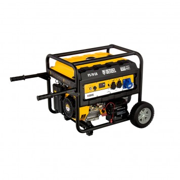 946894 | Генератор бензиновый PS 70 EA, 7.0 кВт, 230 В, 25 л, коннектор автоматики, электростартер, DENZEL-5