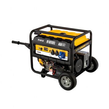 946924 | Генератор бензиновый PS 80 EA, 8.0 кВт, 230 В, 25 л, коннектор автоматики, электростартер, DENZEL-3