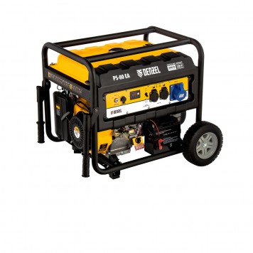 946924 | Генератор бензиновый PS 80 EA, 8.0 кВт, 230 В, 25 л, коннектор автоматики, электростартер, DENZEL-4