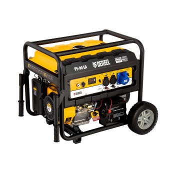 946934 | Генератор бензиновый PS 90 EA, 9.0 кВт, 230В, 25 л, коннектор автоматики, электростартер, DENZEL-2