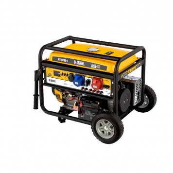 946944 | Генератор бензиновый PS 90 ED-3, 9.0 кВт, переключение режима 230 В/400 В, 25 л, электростартер, DENZEL-2