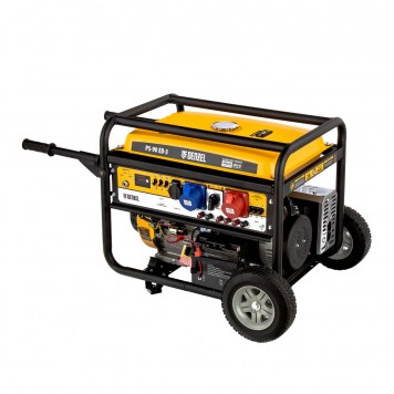 946944 | Генератор бензиновый PS 90 ED-3, 9.0 кВт, переключение режима 230 В/400 В, 25 л, электростартер, DENZEL-3
