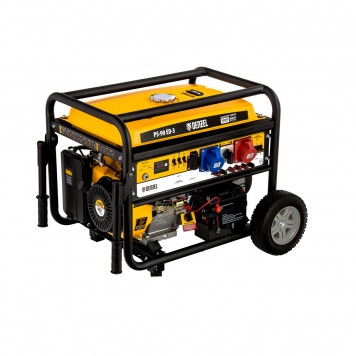946944 | Генератор бензиновый PS 90 ED-3, 9.0 кВт, переключение режима 230 В/400 В, 25 л, электростартер, DENZEL-4