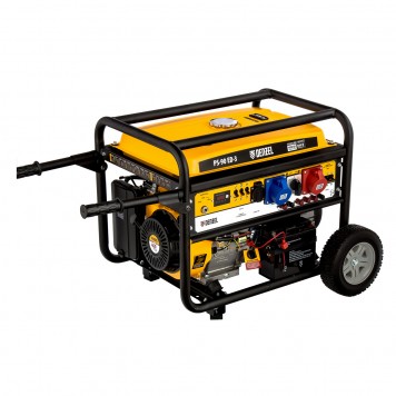 946944 | Генератор бензиновый PS 90 ED-3, 9.0 кВт, переключение режима 230 В/400 В, 25 л, электростартер, DENZEL-5