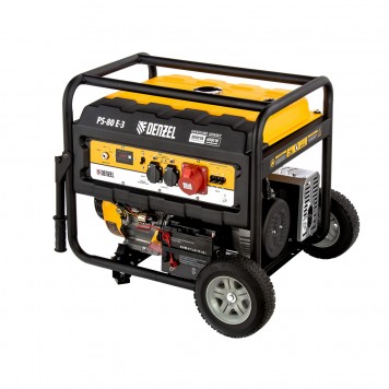 946954 | Генератор бензиновый PS 80 E-3, 6.5 кВт, 400 В, 25 л, электростартер, DENZEL-2