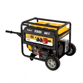 946954 | Генератор бензиновый PS 80 E-3, 6.5 кВт, 400 В, 25 л, электростартер, DENZEL-3