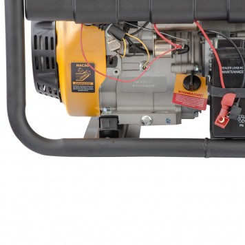 946874 | Генератор бензиновый PS 55 EA, 5.5 кВт, 230 В, 25 л, коннектор автоматики, электростартер, DENZEL-11