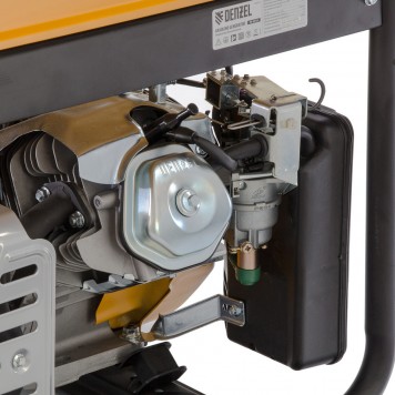 946874 | Генератор бензиновый PS 55 EA, 5.5 кВт, 230 В, 25 л, коннектор автоматики, электростартер, DENZEL-14