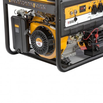 946894 | Генератор бензиновый PS 70 EA, 7.0 кВт, 230 В, 25 л, коннектор автоматики, электростартер, DENZEL-10
