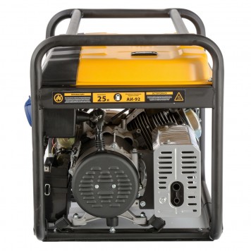 946924 | Генератор бензиновый PS 80 EA, 8.0 кВт, 230 В, 25 л, коннектор автоматики, электростартер, DENZEL-18
