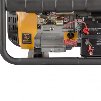 946954 | Генератор бензиновый PS 80 E-3, 6.5 кВт, 400 В, 25 л, электростартер, DENZEL-10