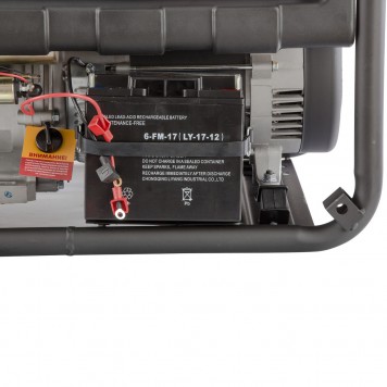 946954 | Генератор бензиновый PS 80 E-3, 6.5 кВт, 400 В, 25 л, электростартер, DENZEL-11