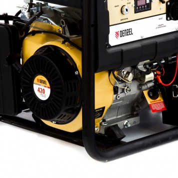 946954 | Генератор бензиновый PS 80 E-3, 6.5 кВт, 400 В, 25 л, электростартер, DENZEL-14