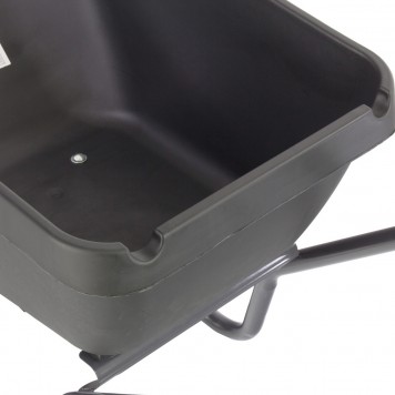68919 | Тачка садово-строительная с пластиковым корытом, грузоподъемность 175 кг, объем 90 л, СИБРТЕХ-5