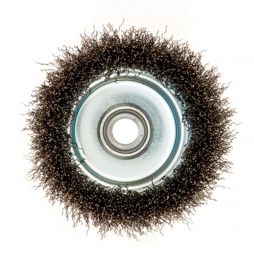 746053 | Щетка для УШМ, 100 мм, "Чашка", витая нержавеющая проволока 0.3 мм, М14, DENZEL-2
