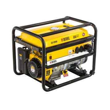 94639 | Генератор бензиновый GE 8900, 8.5 кВт, 220 В/50 Гц, 25 л, ручной старт, DENZEL-0