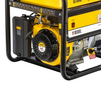 94639 | Генератор бензиновый GE 8900, 8.5 кВт, 220 В/50 Гц, 25 л, ручной старт, DENZEL-1