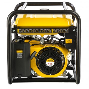 94639 | Генератор бензиновый GE 8900, 8.5 кВт, 220 В/50 Гц, 25 л, ручной старт, DENZEL-9