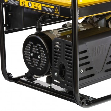 94637 | Генератор бензиновый GE 6900, 5.5 кВт, 220 В/50 Гц, 25 л, ручной старт, DENZEL-4