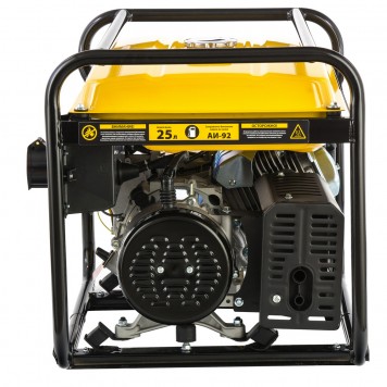 94637 | Генератор бензиновый GE 6900, 5.5 кВт, 220 В/50 Гц, 25 л, ручной старт, DENZEL-11